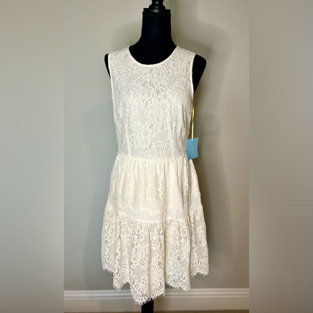 NWT CeCe by Cynthia Steffe lace dress. Size 4